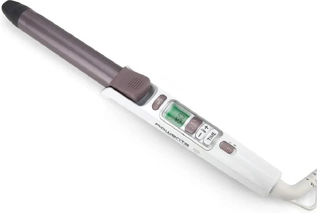 Masha për flokë, Rowenta, CF3460F0, 3 programe kujdesi me timer, temperaturë e rregullueshme me ekran LCD, veshje keratinë kashemiri me vaj argani, e bardhë/rozë