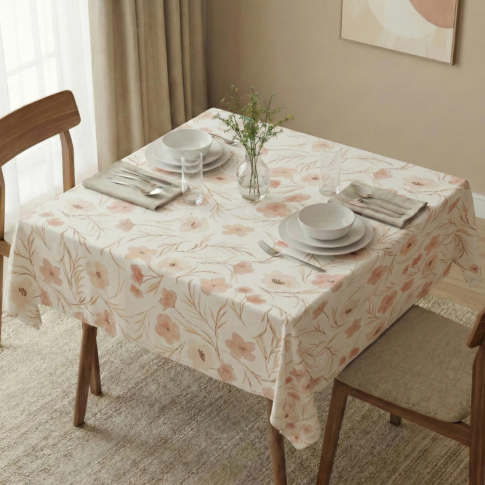 Mbulesë tavoline Hermia, Asr-tblclt25-8, 140x140cm