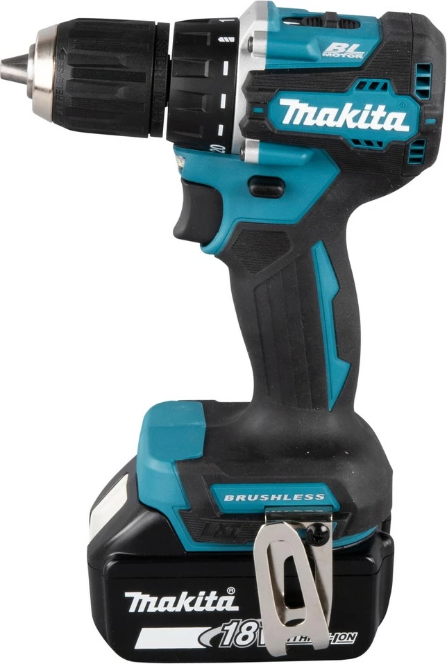 Makineri shpimi Makita DDF487Z, 18V, Li-Ion, 1.3cm, turkuaz