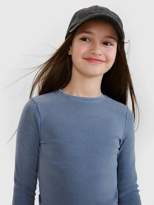 Maicë me mëngë të gjata crop slim për vajza 4F