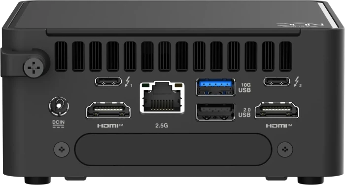 Mini kompjuter (NUC) ASUS NUC 15 Pro RNUC15CRHC500002, Intel Core 5 210H, DDR5, M.2 NVMe, Wi‑Fi 7, 2.5Gb LAN, Thunderbolt 4, pa OS, i zi