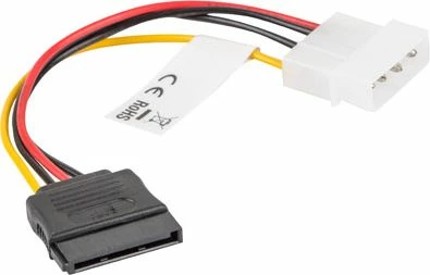 Kabllo rryme Molex në SATA Lanberg CA-HDSA-10CU-0015, 0.15 m, multicolor