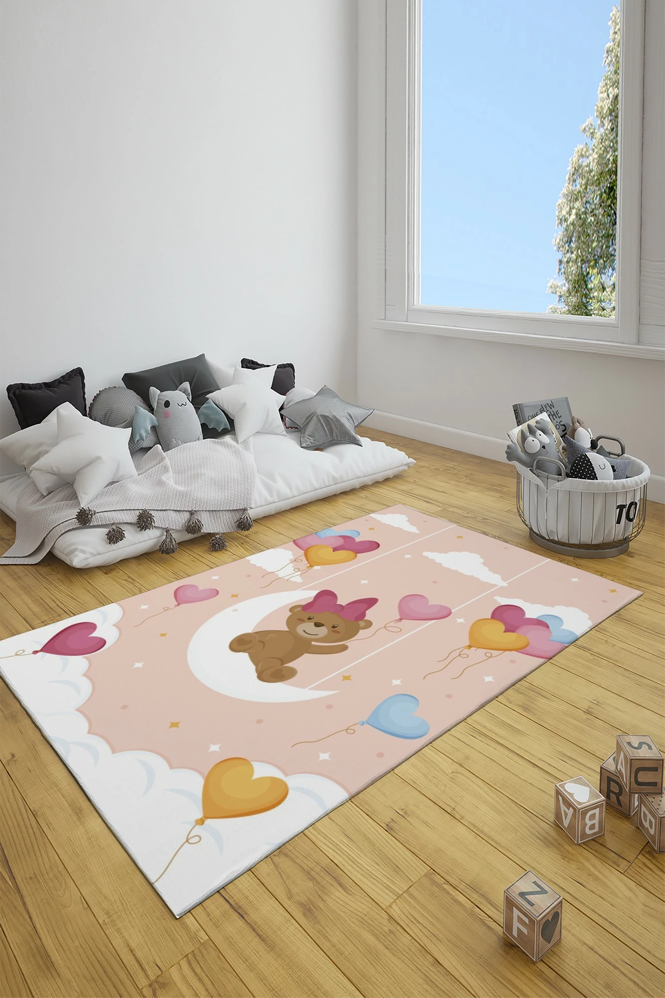 Qilim shumëngjyrësh për fëmijë, 180x280cm, Conceptum Hypnose CT-3057