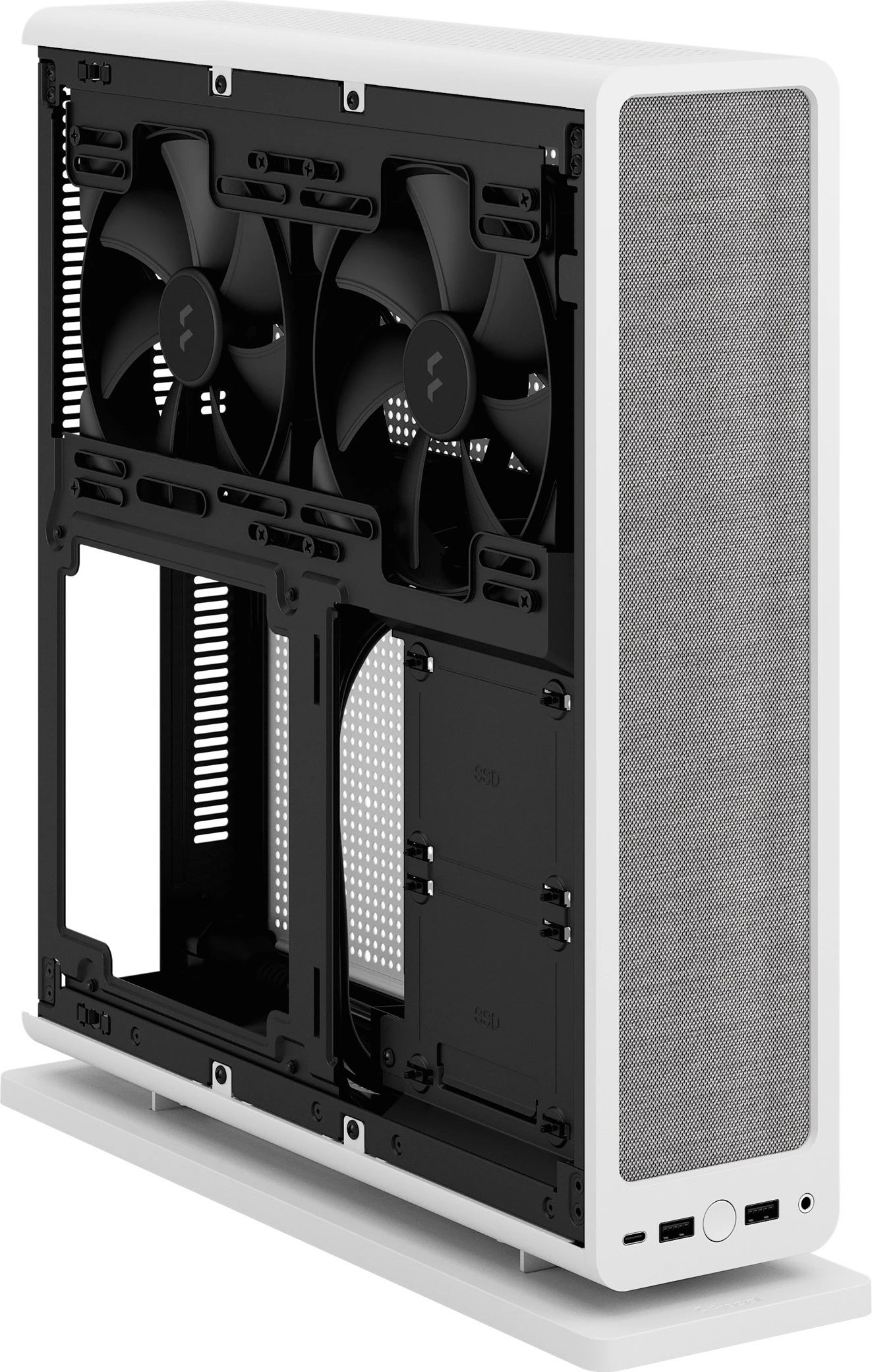 Kasë Fractal Design Ridge, Mini-ITX, SFF, e bardhë