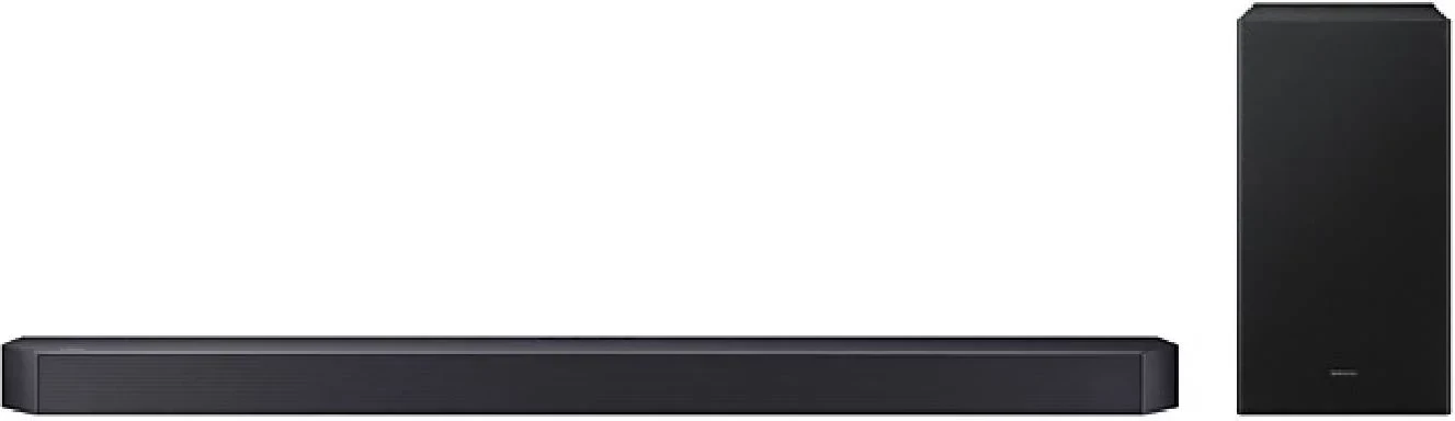 Soundbar Samsung HW-Q600F/EN 3.1.2 kanale Dolby Atmos me subwoofer wireless, Q-Symphony, HDMI eARC, Bluetooth, Titan Black