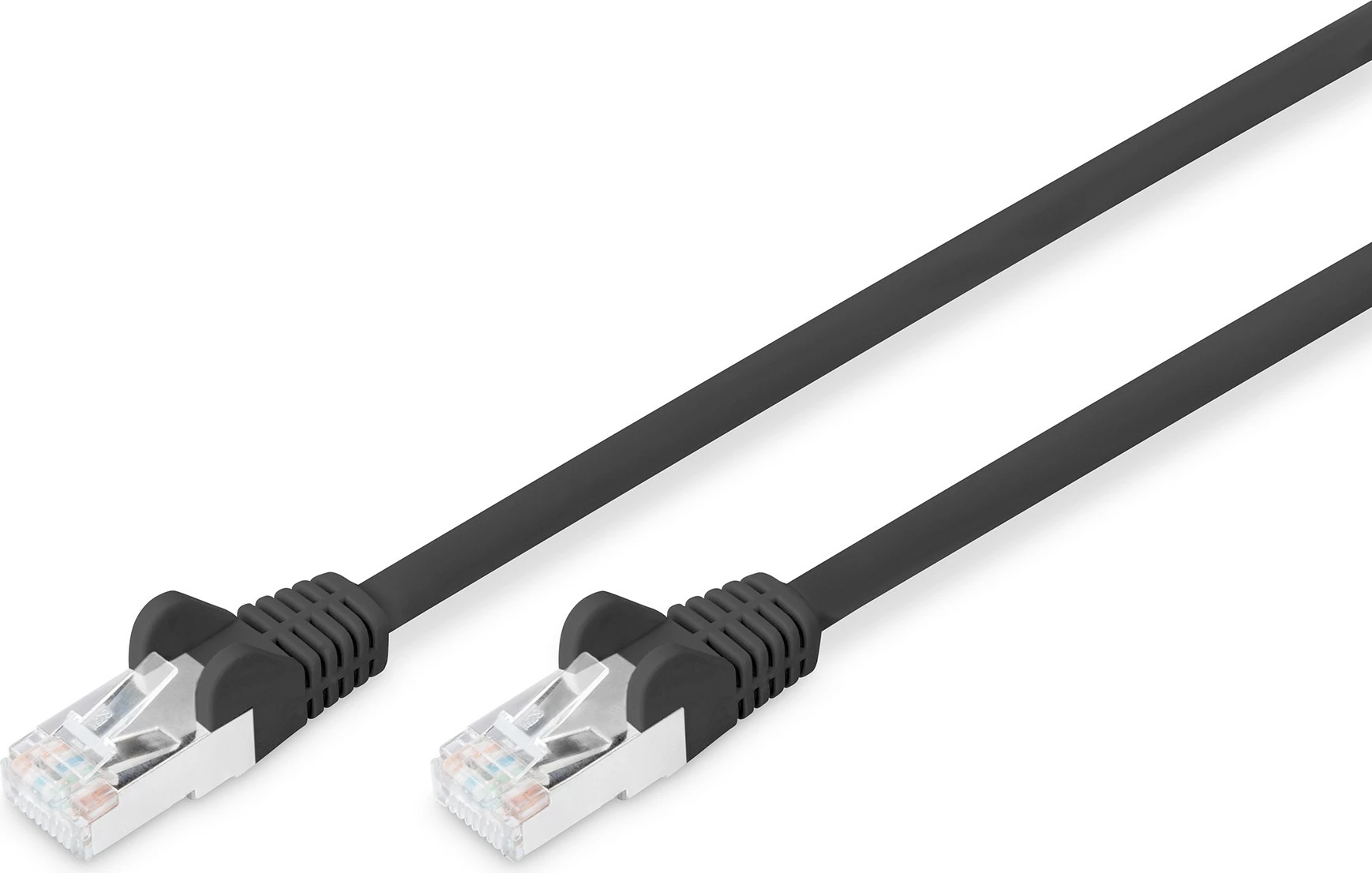 Kabllo rrjeti Digitus CAT6 S/FTP, 2m, RJ-45, e zezë