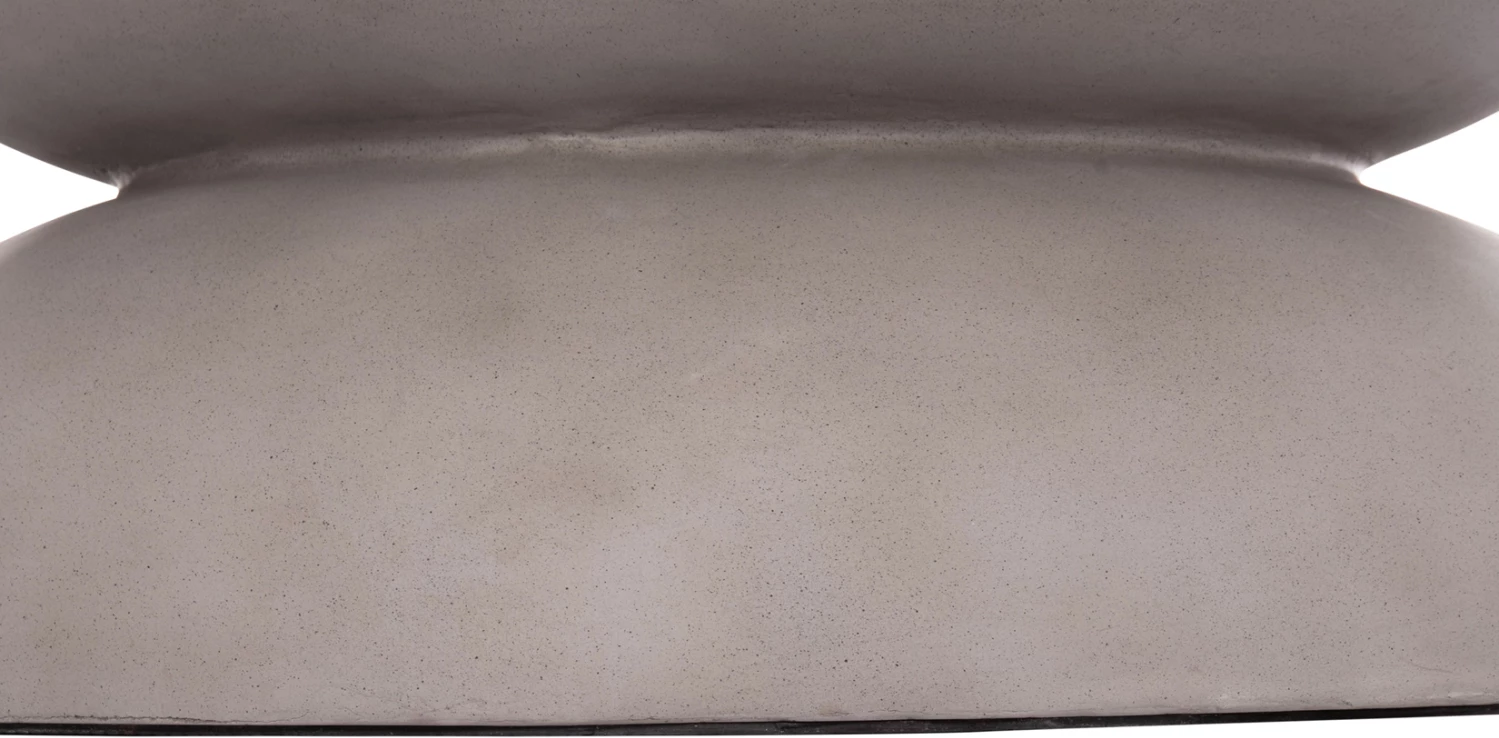 Tavolinë kafeje e rrumbullakët ANNA, fibër-cement, ngjyrë gri, FH18158.03, 92x44.5cm