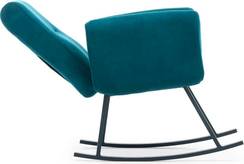 Karrige lëkundëse Atelier del Sofa, Kono, ngjyrë jeshile petrol