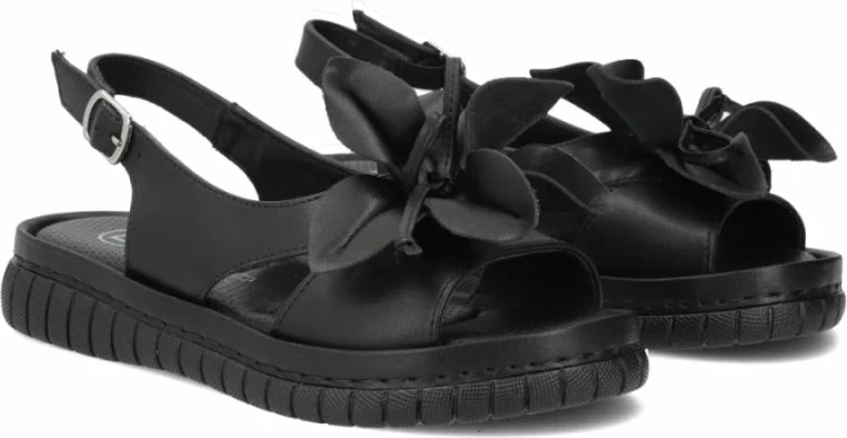 Sandale me platformë Filippo DS6965, të zeza