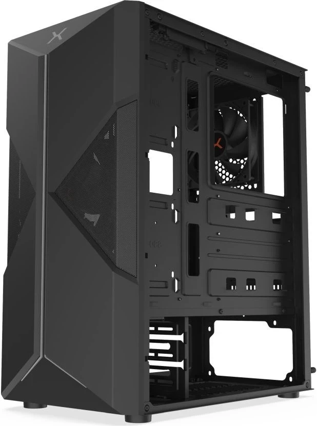 Kasë kompjuterike Krux Astral, e zezë 