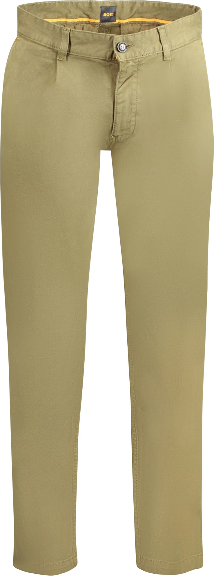 Pantallona për meshkuj BOSS relaxed fit, të gjelbra