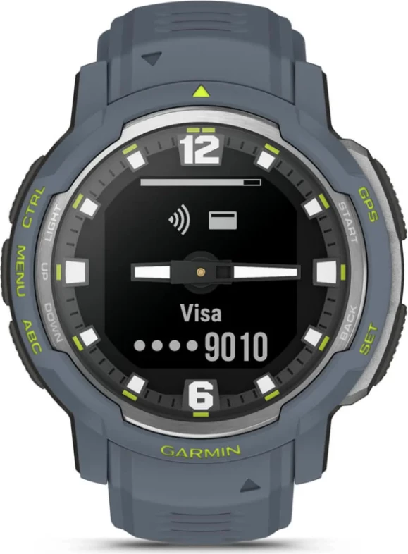 SmartwatchGarmin Instinct® Crossover – Standard Edition, Granite Blue