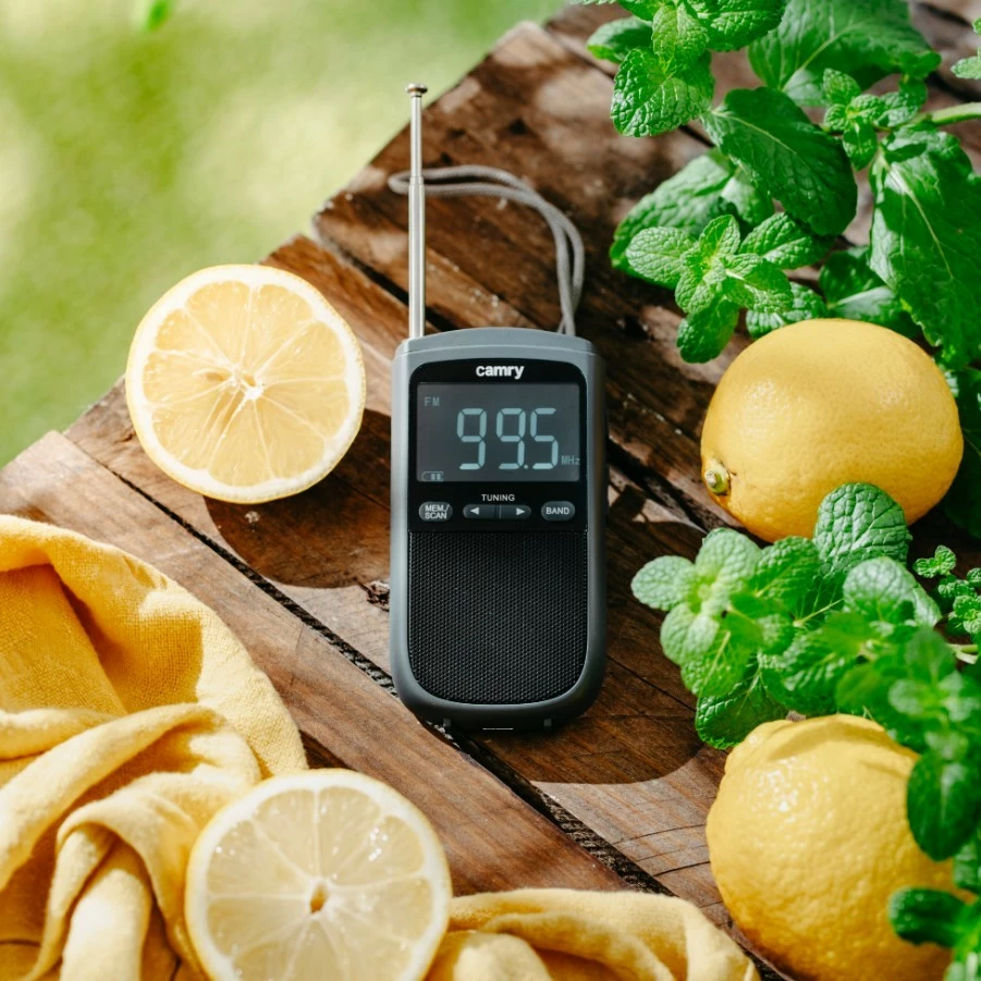 Radio portabile Camry CR1905, FM/AM, ekran LCD, USB-C, e zezë