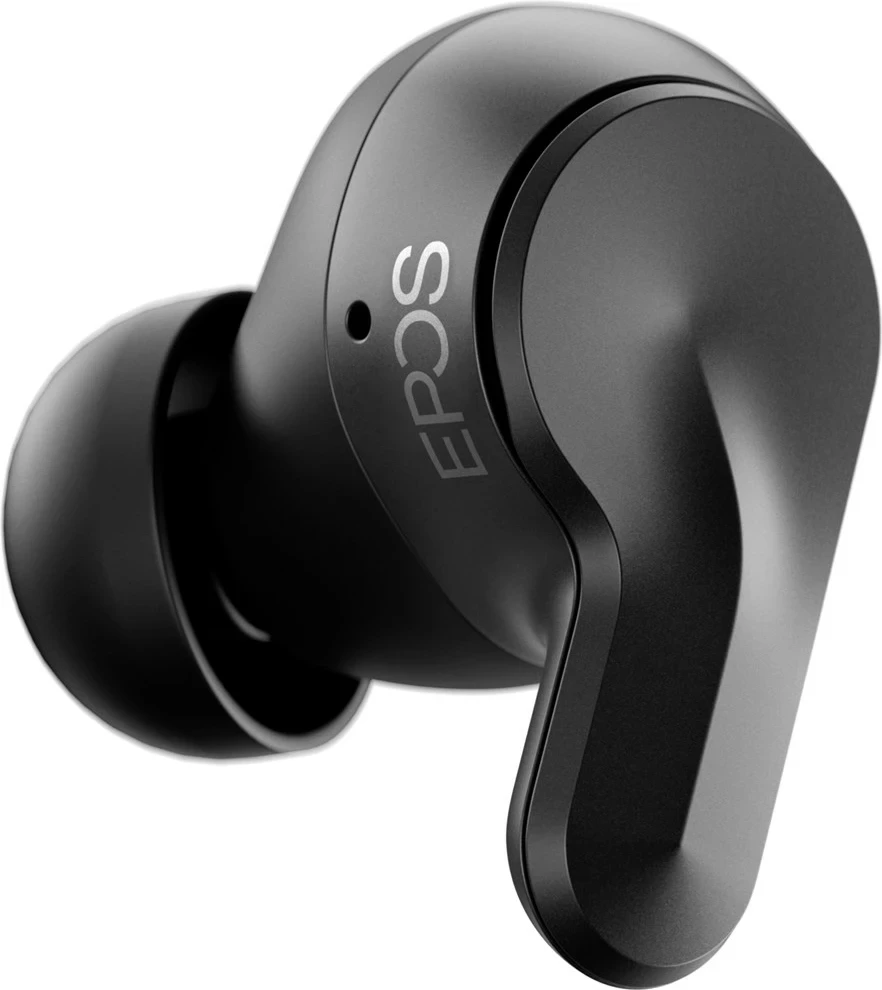 Kufje EPOS ADAPT E1TWS, True Wireless, Bluetooth 5.3, të zeza, me kuti karikimi