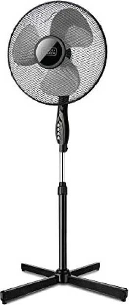 Ventilator me këmbë Black&Decker BXEFP41E 41 W 40 cm lartësi e rregullueshme 125 cm 3 shpejtësi i zi
