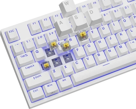 Tastierë mekanike Genesis Thor 404 TKL, e bardhë me RGB