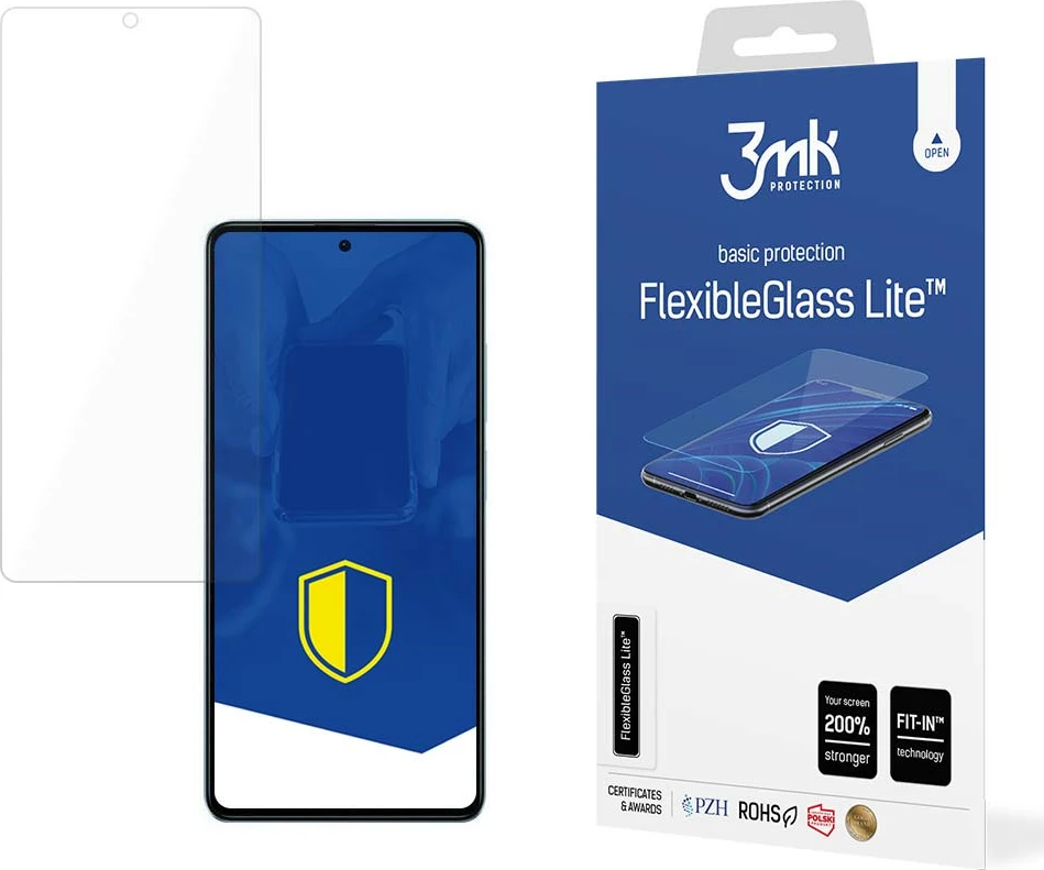 Xham mbrojtës 3mk FlexibleGlass Lite për Xiaomi Redmi Note 12, Transparent
