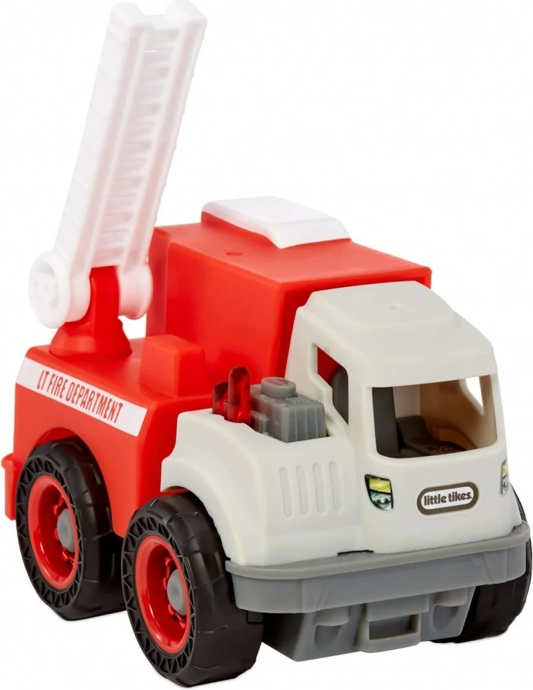 Kamion zjarrfikës lodër Little Tikes Dirt Digger Minis, plastikë, kuq/bardh/gri