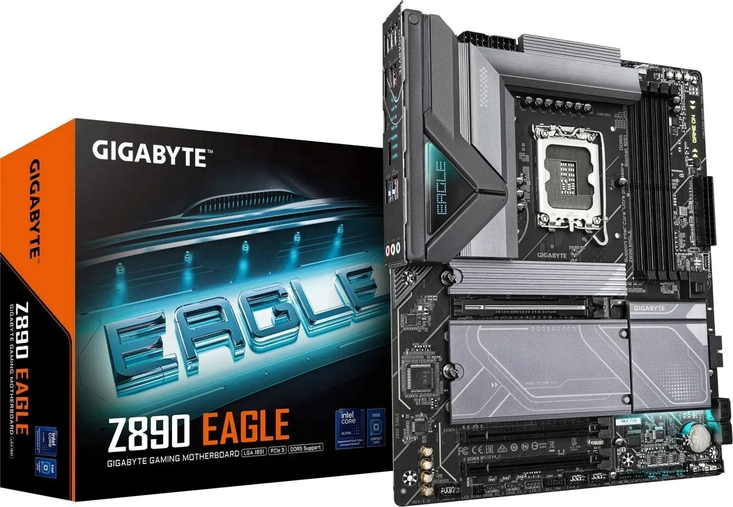 Pllakë amë Gigabyte Z890 EAGLE, Socket-1851, ATX, E zezë