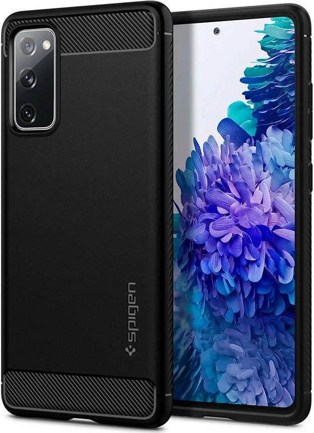 Mbështjellës Spigen Rugged Armor për Samsung Galaxy S20 FE, TPU, MIL-STD 810G, i zi mat