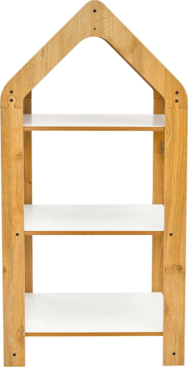 Raft Montessori Zoilen I bardhë-natyrale-rozë mdf 50x30x100cm