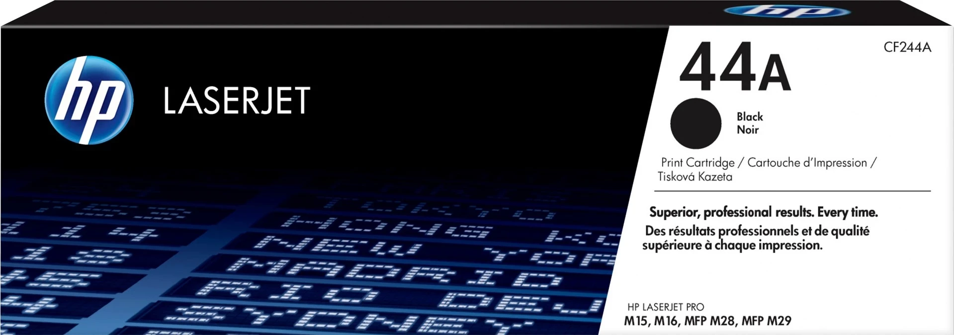 Fisheku i tonerit  HP 44A,  Original LaserJet, i zi 