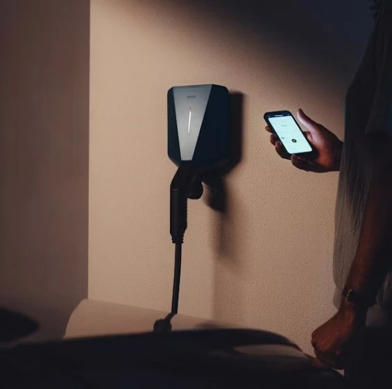 Stacion karikimi elektrik Easee Charge Up 22kW, i zi