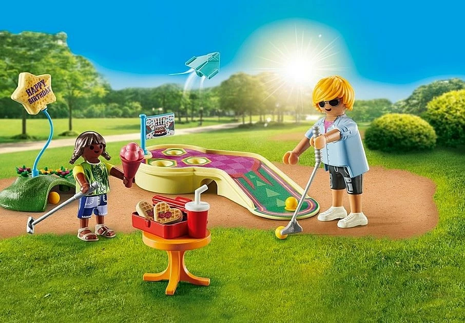 Set figurina Playmobil My Life 71449, minigolf, 33 pjesë