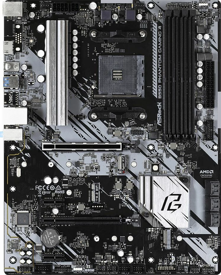 Pllakë amë ASRock B550 Phantom Gaming 4, ATX, deri 128GB DDR4, 2x M.2, 4x SATA3