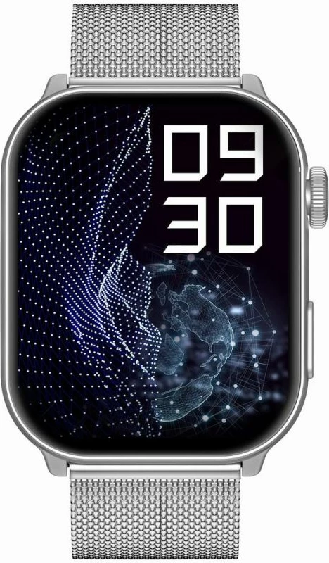 Smartwatch për femra Gravity, zi/argjendtë