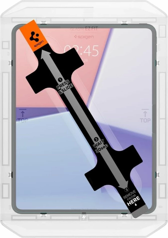 Xham mbrojtës Spigen Glas.tR EZ Fit për iPad Pro 13'' 2024, Transparent
