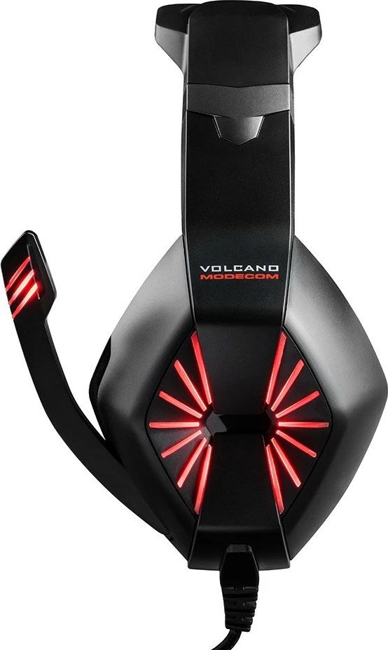 Kufje gaming MODECOM Volcano MC-839 Sword me mikrofon, LED, të zeza