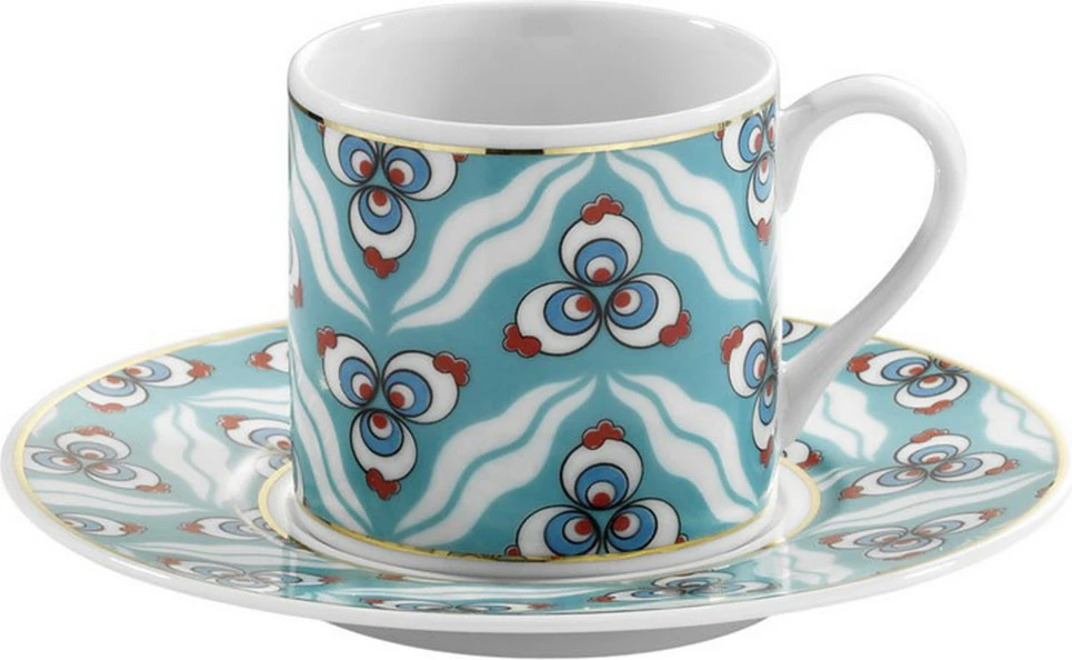 Set filxhanash kafeje, shumëngjyrësh, 12 copë, Hermia Concept, RU12KT4309734