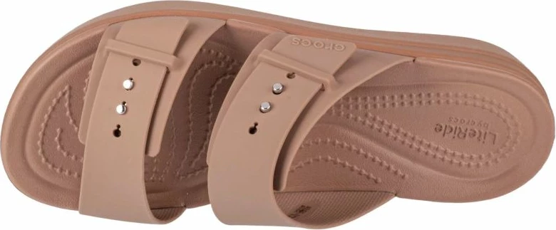 Sandale Crocs për femra, ngjyrë kafe