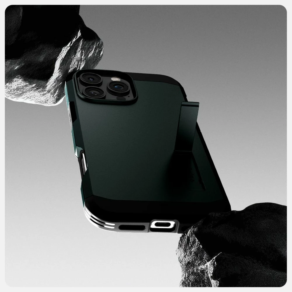 Mbështjellës Spigen Tough Armor Mag për iPhone 16 Pro, MagSafe, e gjelbërt