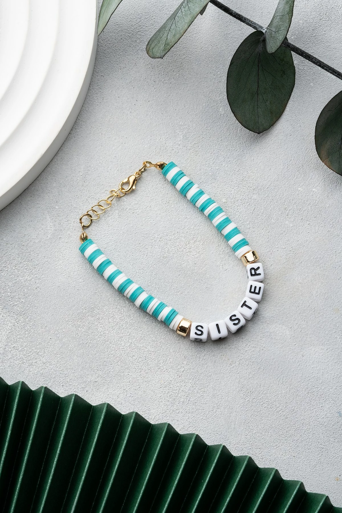 Byzylyk motrash, ngjyrë e gjelbër dhe e bardhë, Jumeon, B236610