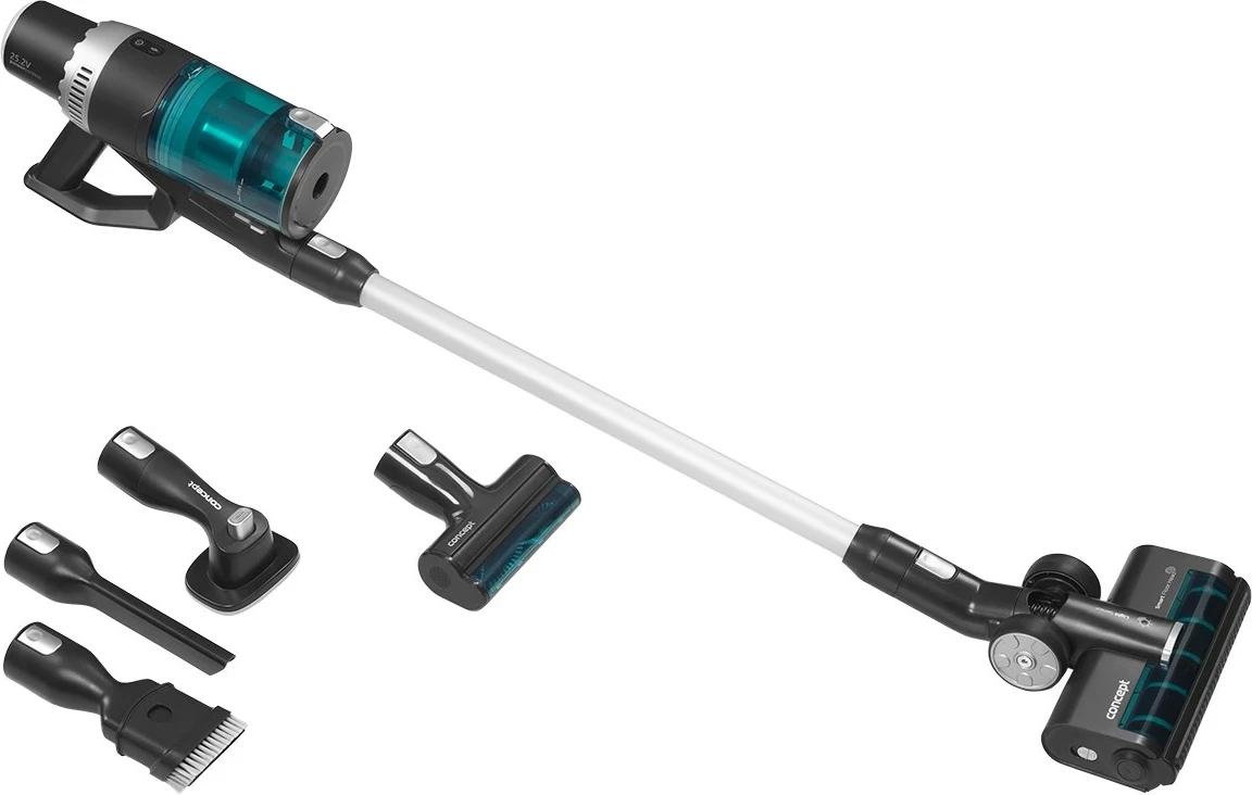 Fshesë elektrike Concept VP6110, 2-në-1, pa kabllo, 2.5 Ah, E zezë