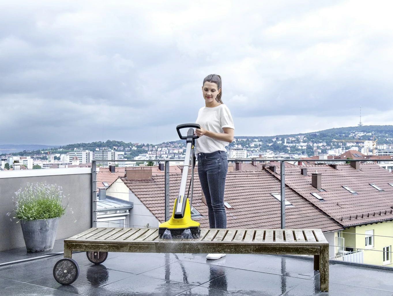 Kärcher PCL 4 Terassenreiniger Floor polisher 800 RPM Black, Yellow