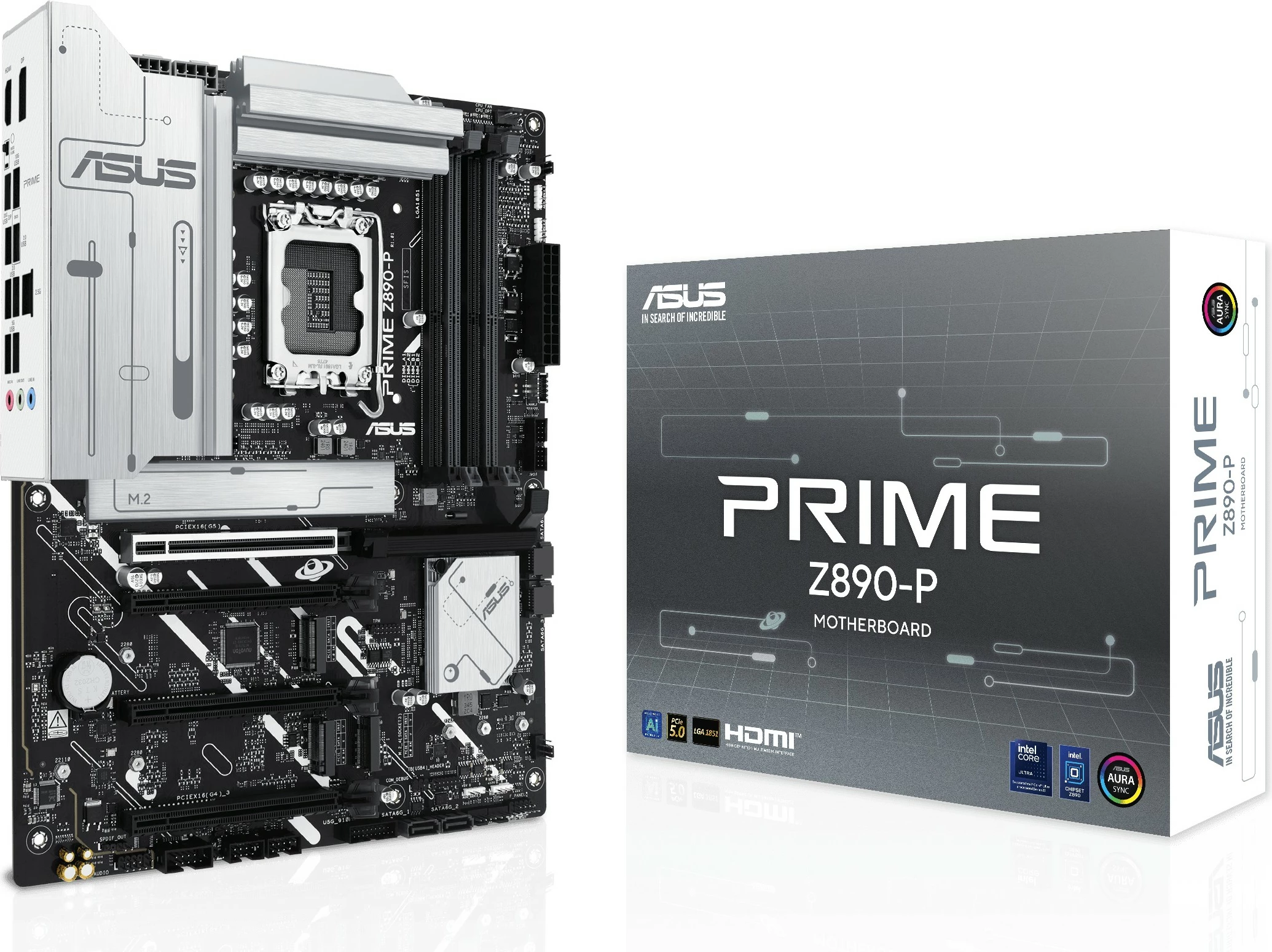 Pllakë amë ASUS PRIME Z890-P, Intel, LGA 1851, DDR5, 192 GB