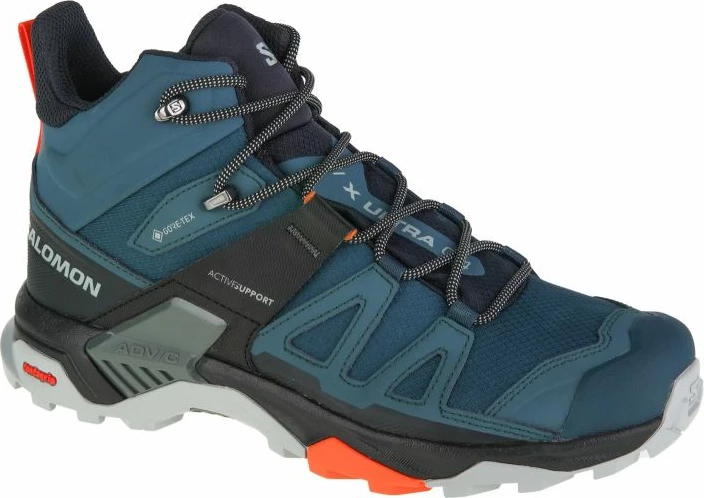 Atlete për meshkuj Salomon X Ultra 4 Mid GTX, blu