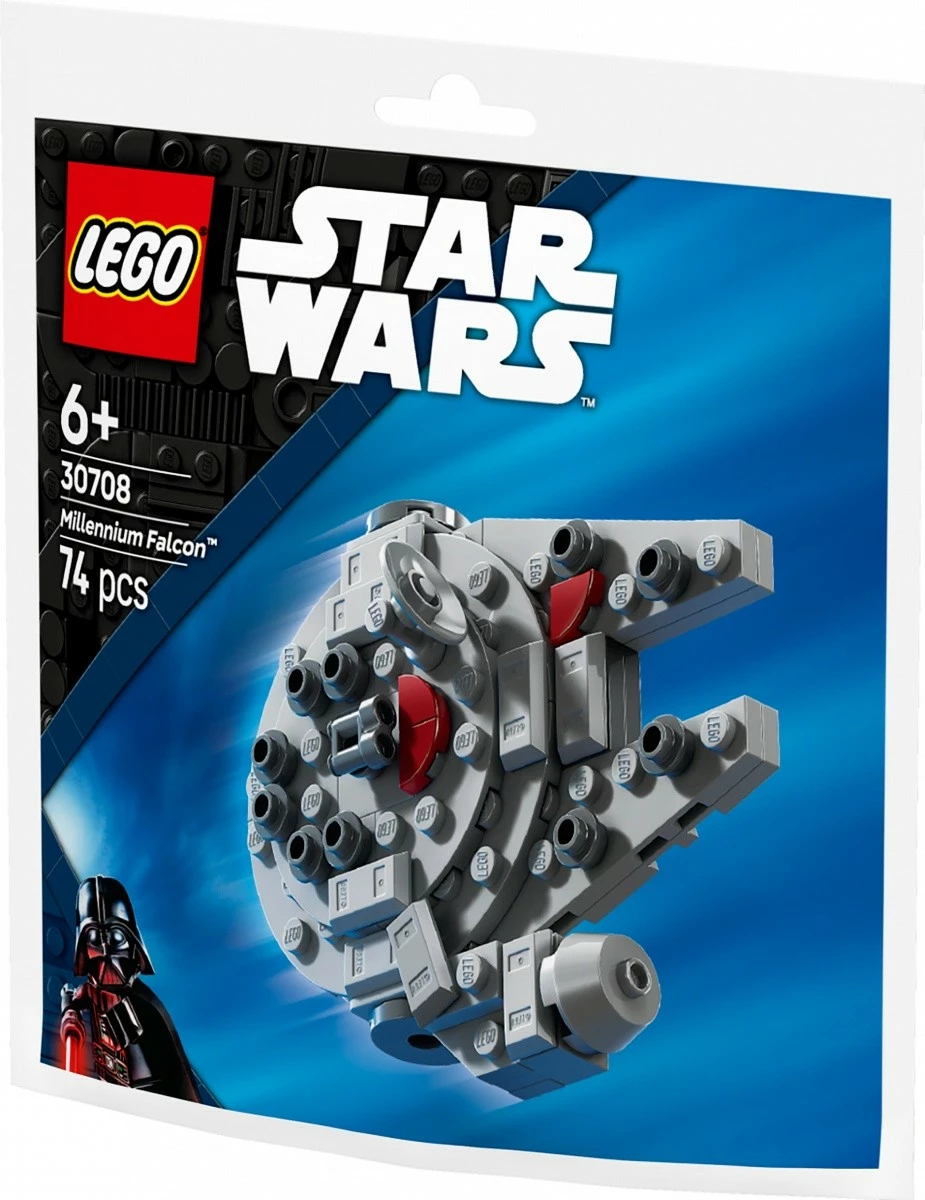 Set LEGO Star Wars Millennium Falcon 30708, 74 pjesë, minimodel