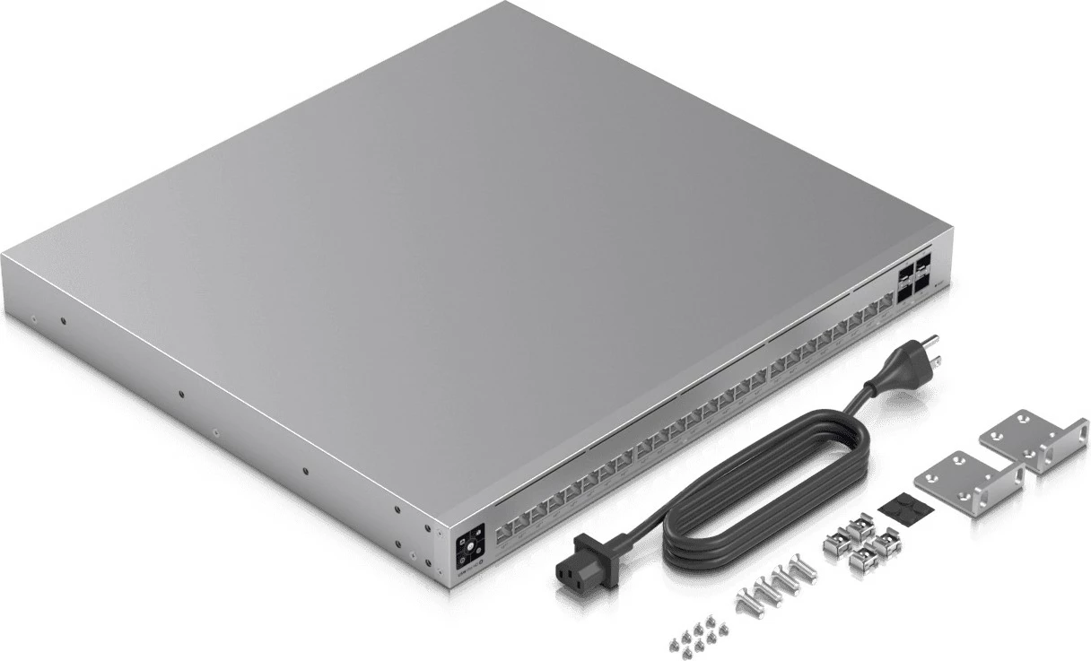 Switch Ubiquiti USW-Pro-HD-24-PoE, 28 porta, Layer 3, PoE, 10G, rackmount