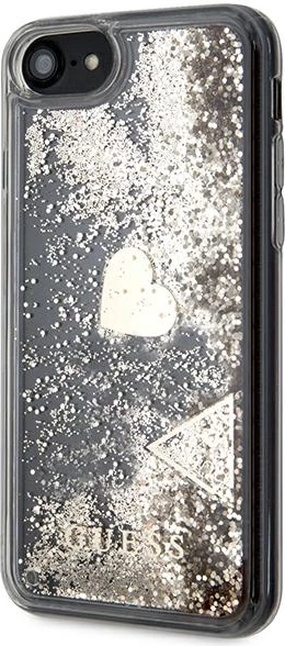 Mbështjellës Guess GUOHCI8GLHFLGO për iPhone 7/8/SE 2020/SE 2022, Glitter Charms, i artë