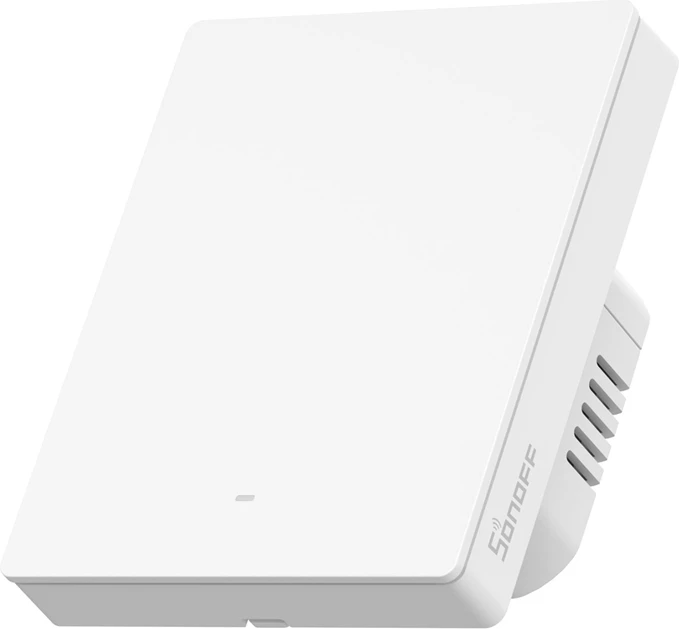 Switch smart Sonoff ZBM5-1C-80W, Zigbee, 1 kanal, i bardhë