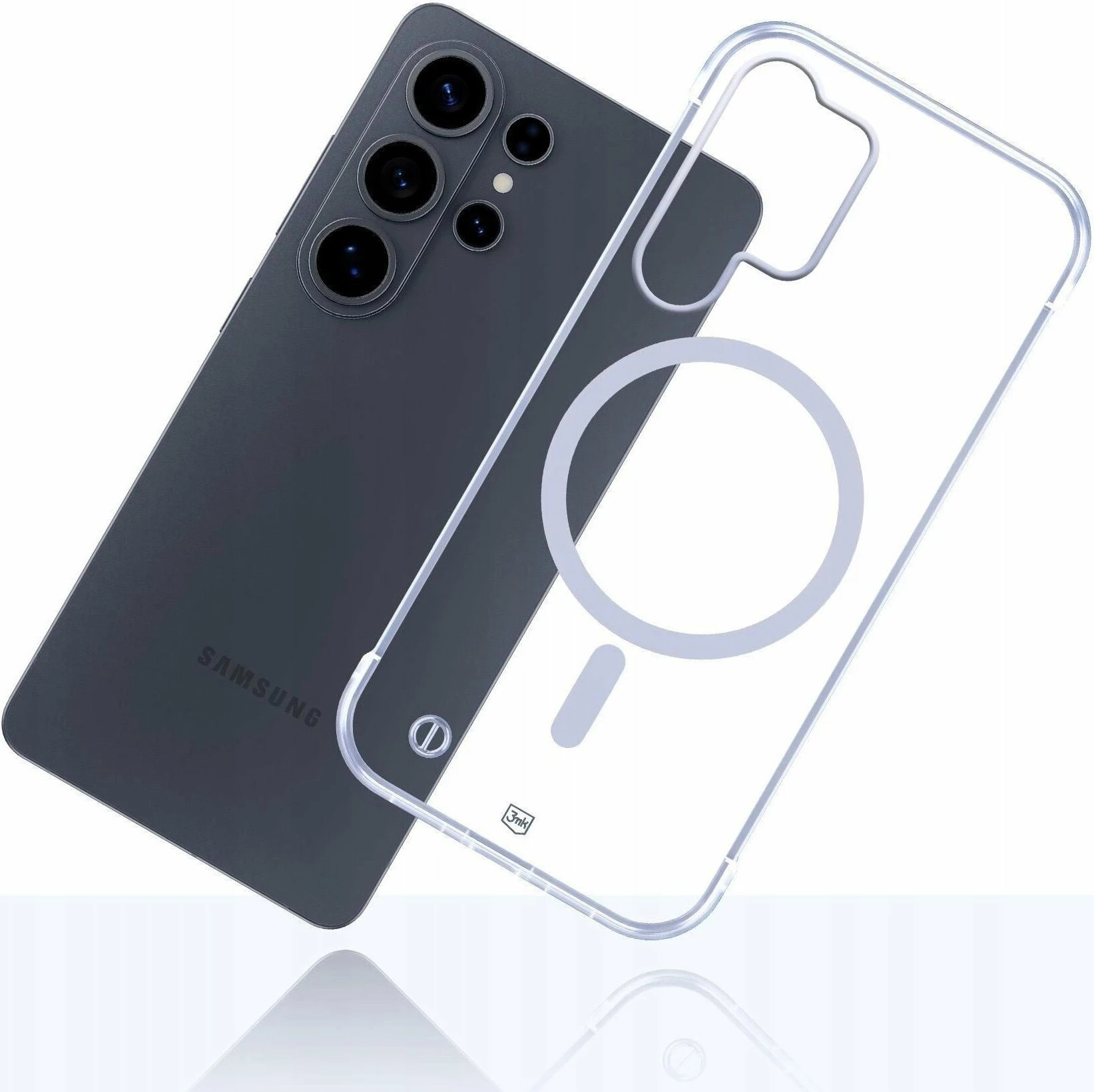 Mbështjellës 3MK Just20g MagCase për Samsung Galaxy S26 Ultra 1.3 mm, transparent