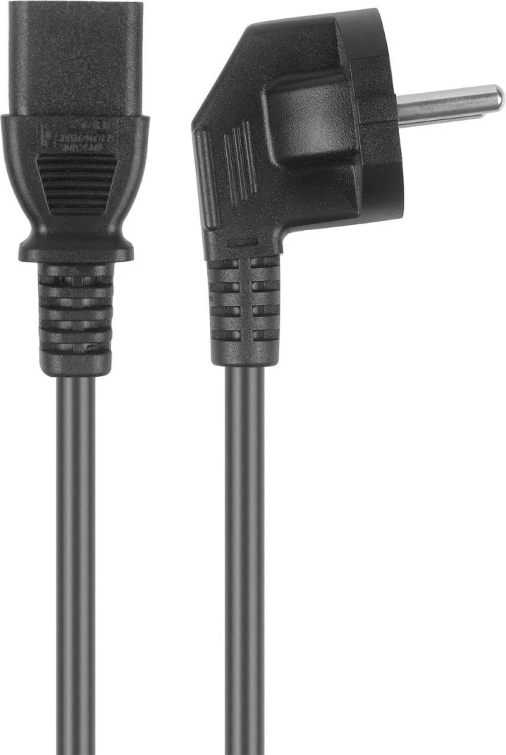 Kabllo energjie TB AKTBXKZC13S180B, 1.8m, IEC C13, Schuko, e zezë