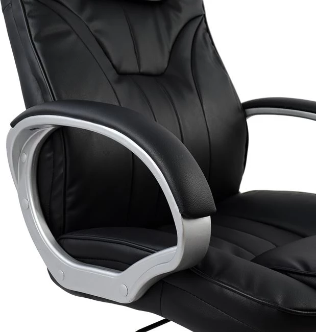 Karrige menaxheri për zyre, bazë kromi, FH1025.01, 65x71x106.5 cm