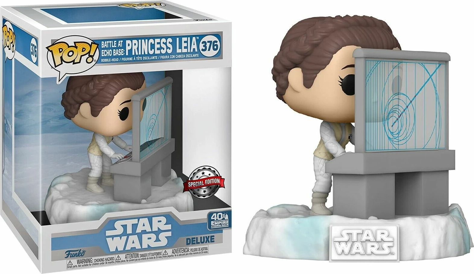 Figurinë koleksionuese Funko POP! Deluxe Star Wars Princess Leia Battle at the Echo Base