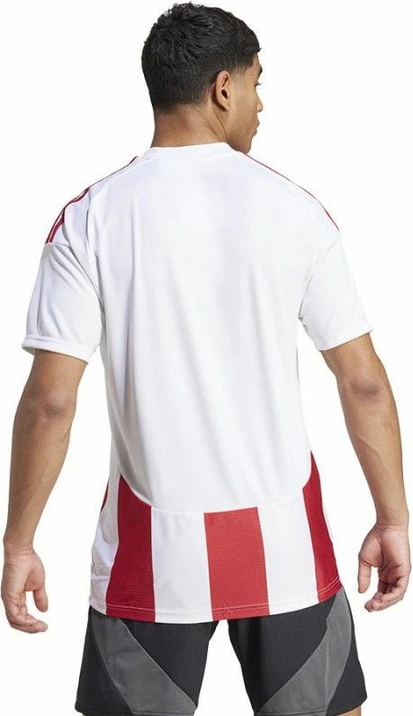 Maicë për meshkuj adidas, me vija të kuqe dhe të bardha