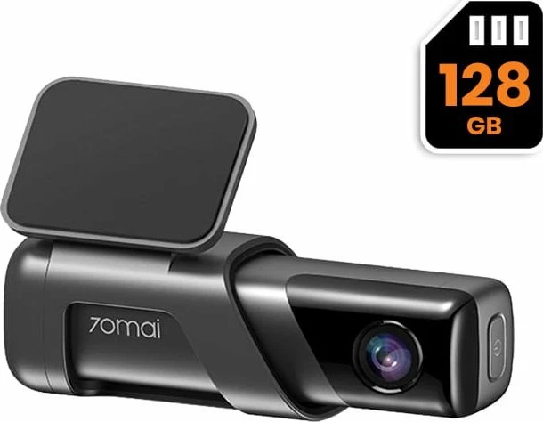 Kamerë regjistruese për veturë 70mai M500 128GB 170° GPS WiFi, gri